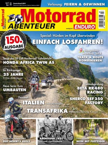 Cover: Motorrad Abenteuer Magazin No 03 April-Mai 2024