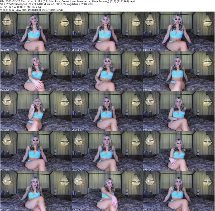 2022-02-26 Slurp Your Stuff II (CEI, Mindfuck, Countdown, Mesmerize, Slave Training) ($17) (3121968)
