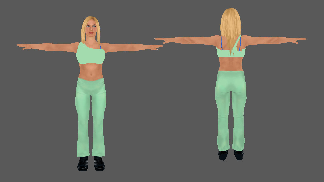 Trish Stratus HCTP Mod PS2
