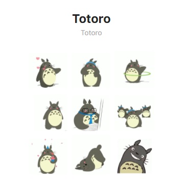 Stiker bergerak WhatsApp (WA) Totoro