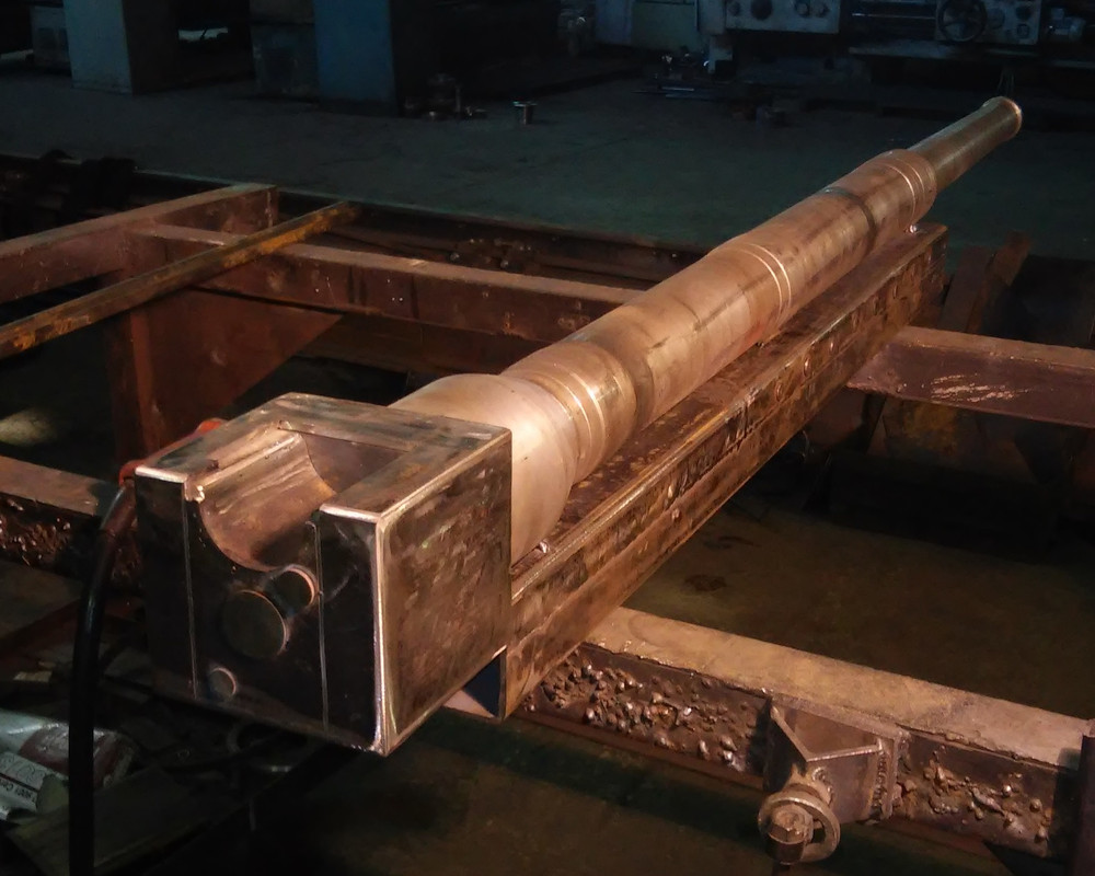 10 Ствол установлен на постель