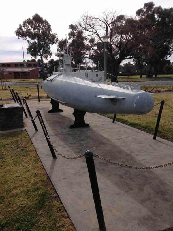 HMS B11 в мемориальном парке коммандера Холбрука в Холбруке в Новом Южном Уэльсе (Австралия)-6