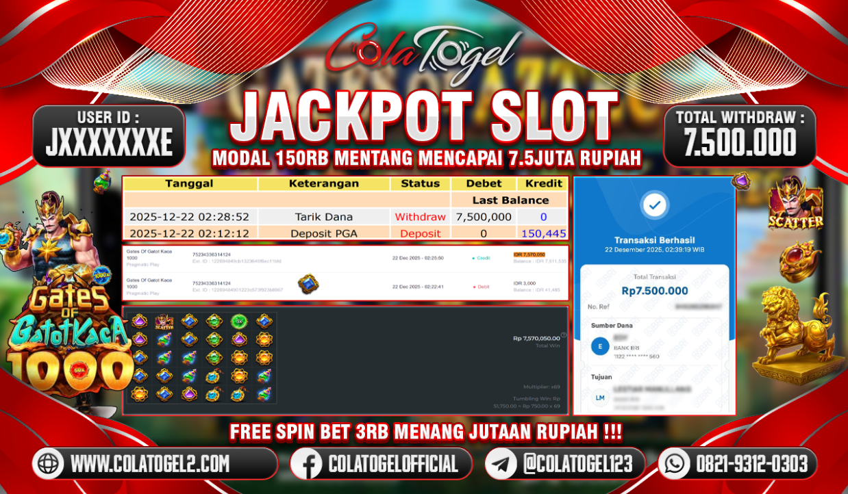 JACKPOT SLOT GACORR!!