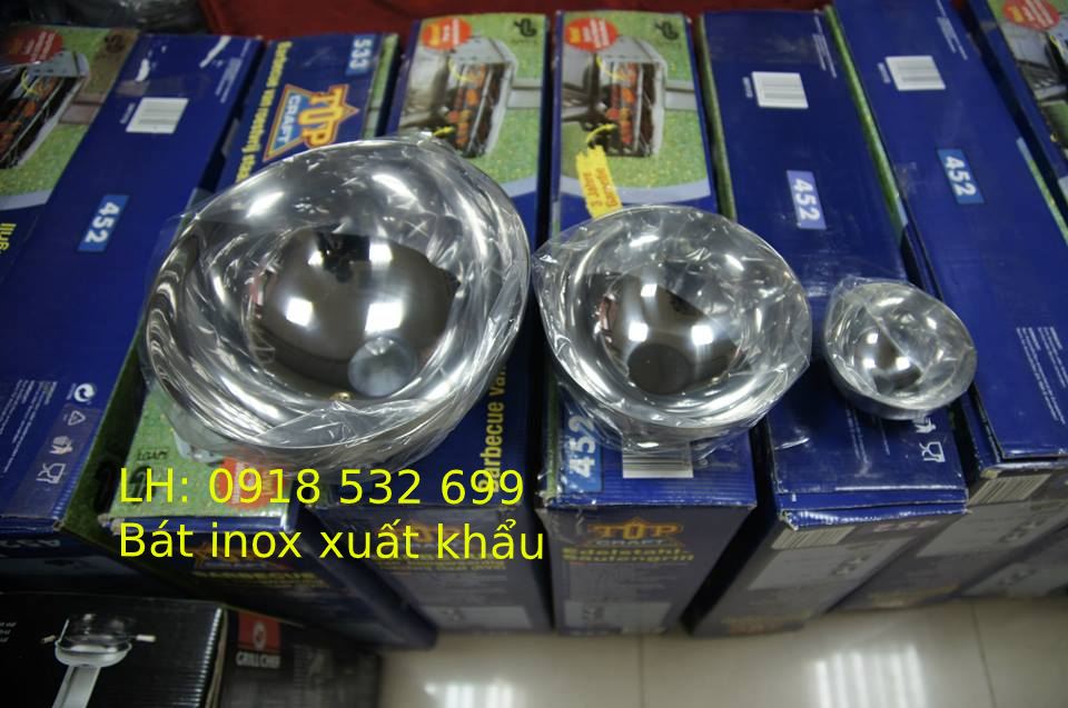 bát inox xuất khẩu