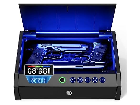 Secure Your Firearms with MOLICAR Biometric Fingerprint Gun Safe – Only .47 at Woot! Secure Your Firearms with MOLICAR Biometric Fingerprint Gun Safe – Only .47 at Woot!