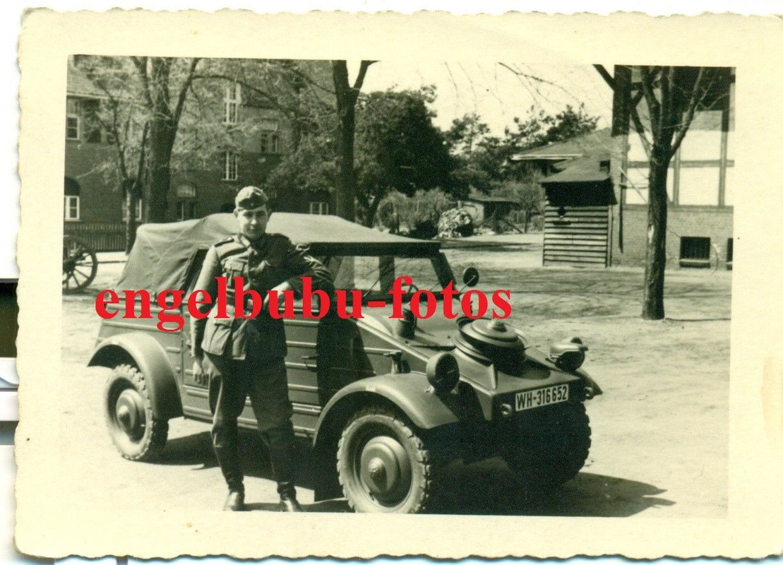 FOTO - FAHRZEUG - KÜBELWAGEN - WH-316652 -