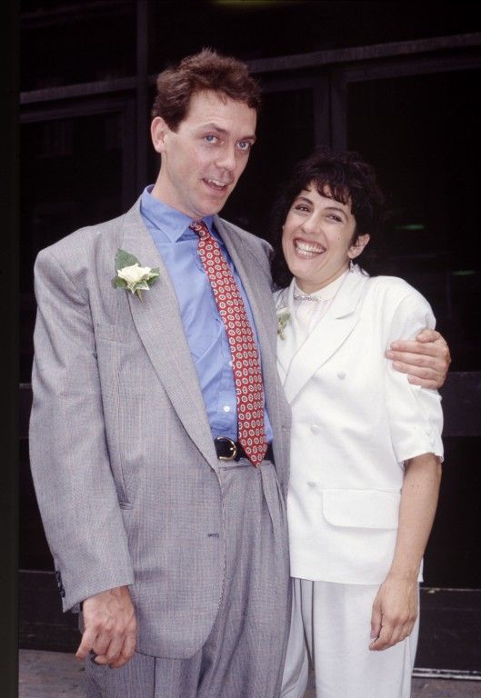 Hugh with his wife Jo