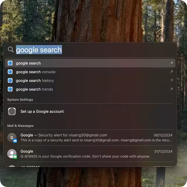  Explored how Spotlight could simplify search inside Apple’s ecosystem faster, lighter, less energy draining.