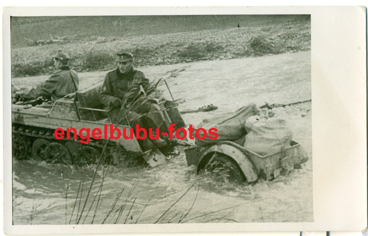 NSU-KETTENKRAD mit Speziellen ANHÄNGER - Gebirgs