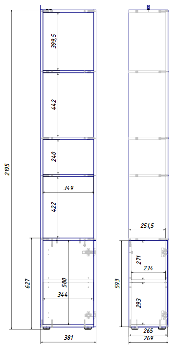 Стеллаж Эйр