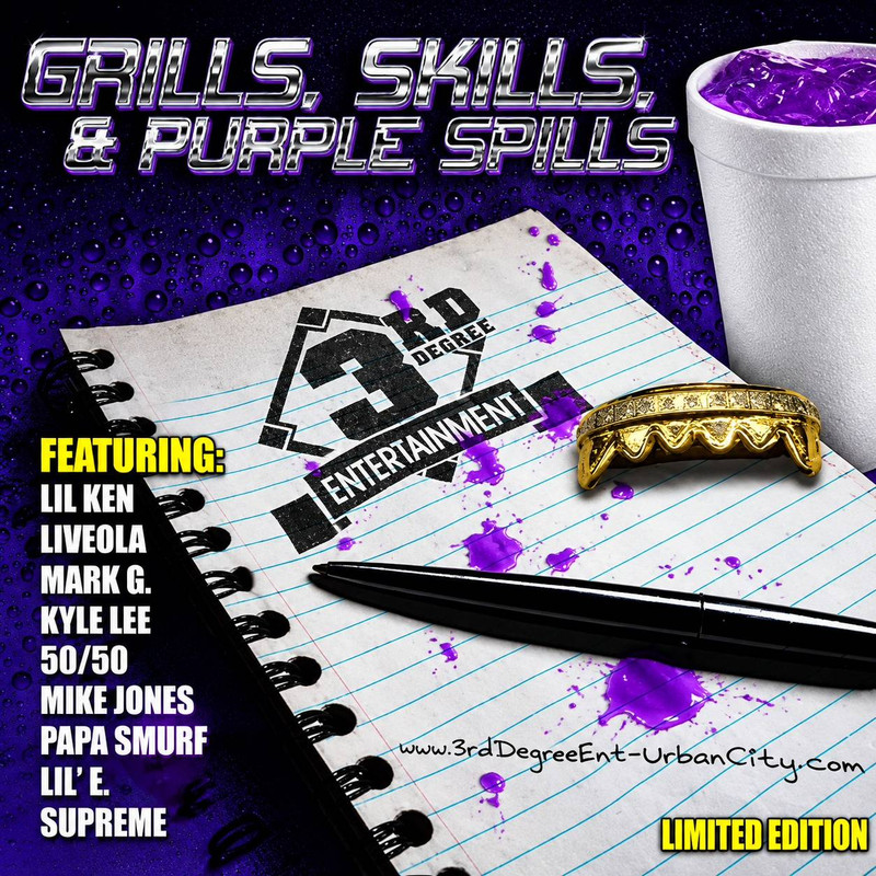 3rd Degree - Grills,Skills& Purple Spills cover