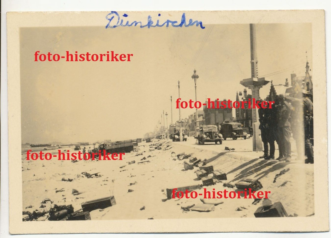 Frankreich Dünkirchen Dunquerke Strand BEUTE PKW