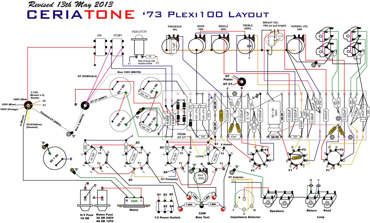 Marshall 1959 SLP распайка
