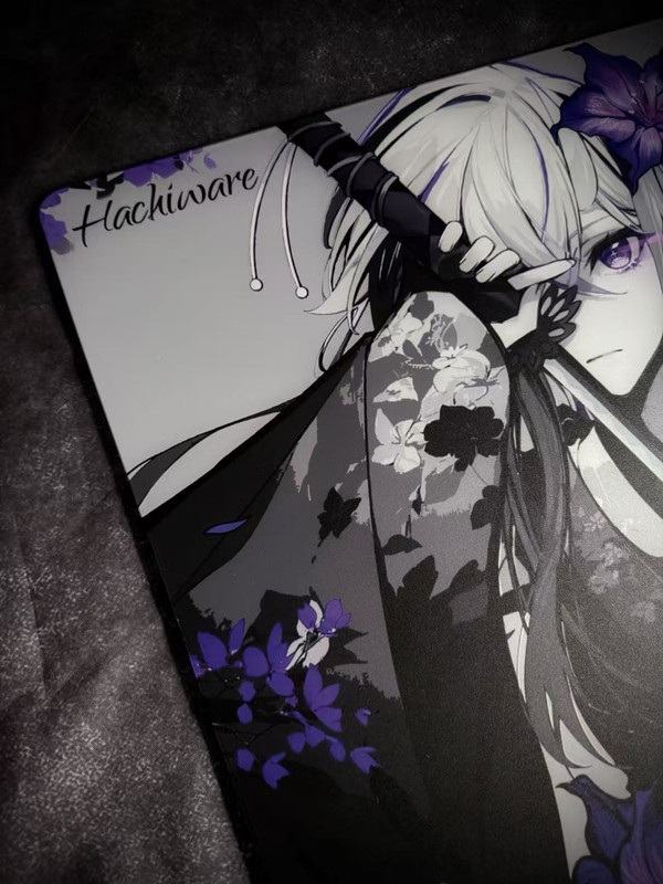 HachiwareGaming FlowerBlade V2 ガラスマウスパッド