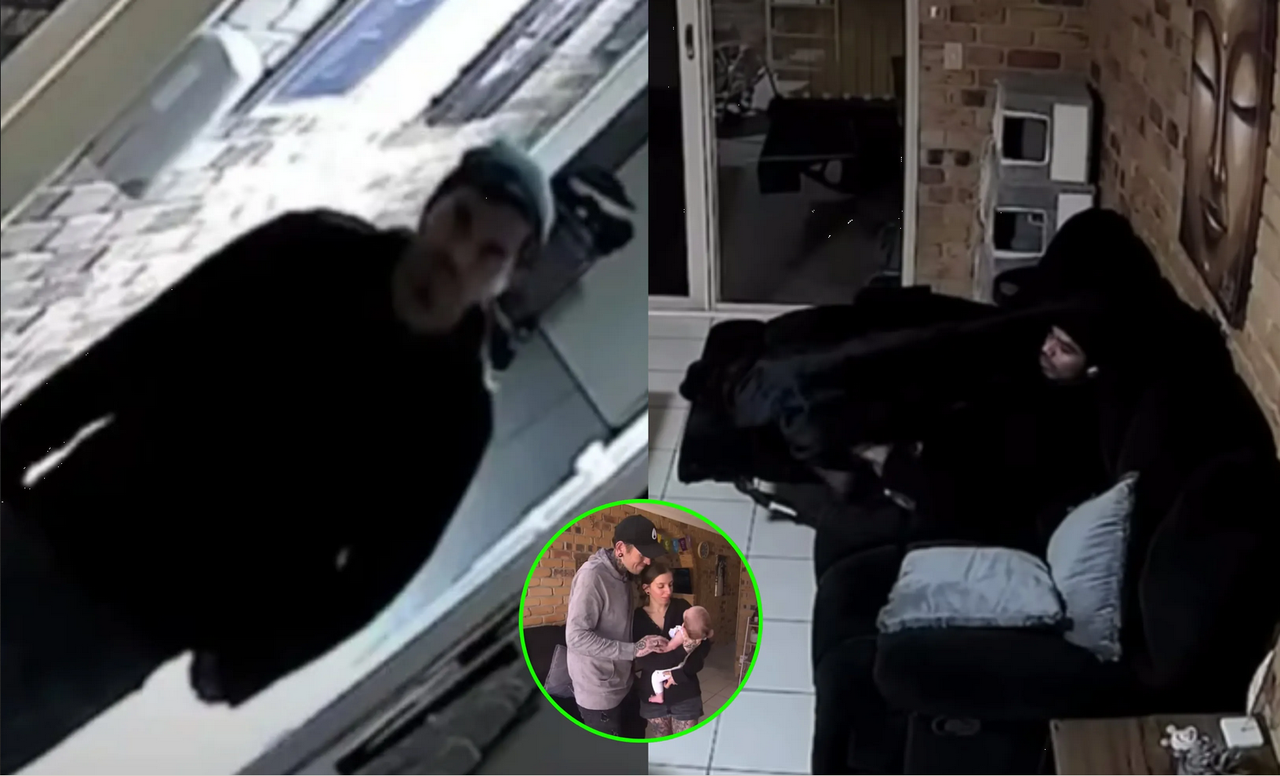 Extraño entra a casa ajena, vio dormir a una bebé, comió queso y bebió cerveza