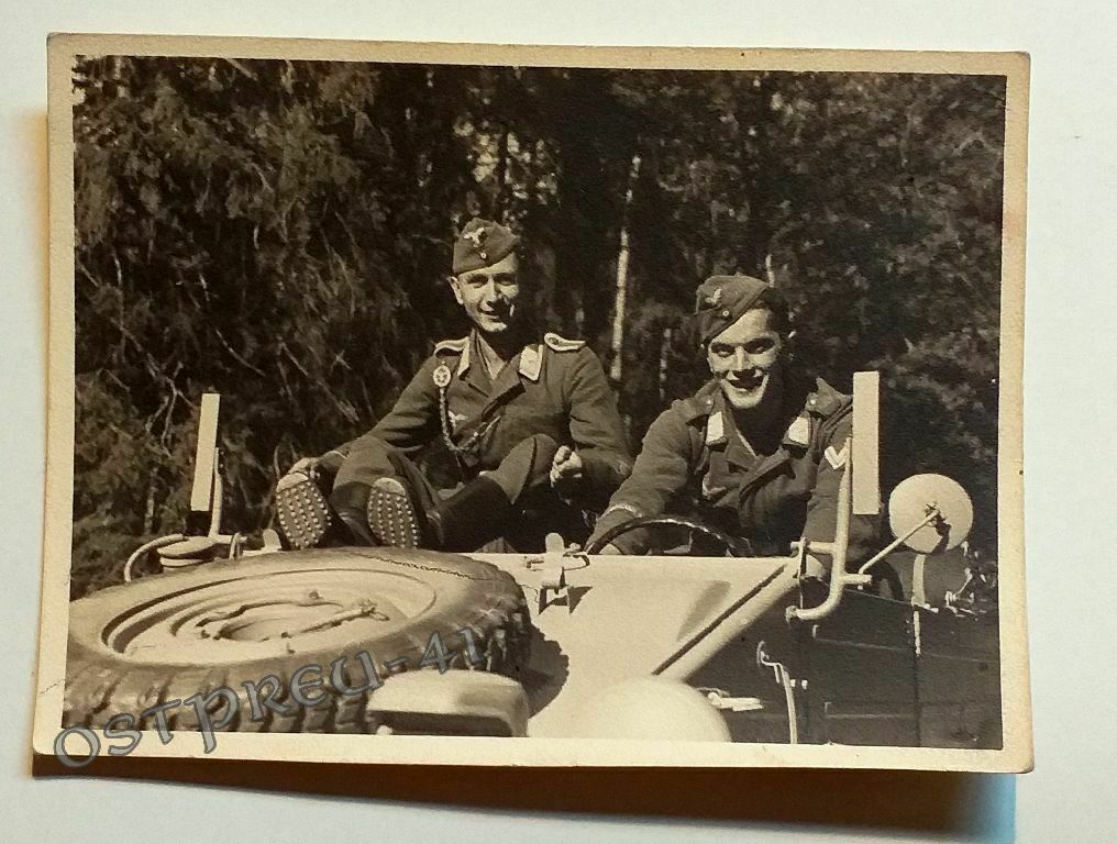 Orig.Foto Luftwaffe Sdkfz Soldaten VW Kübel