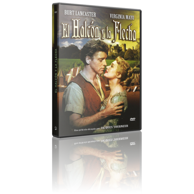 Portada - El Halcón y la Flecha[DVD9Full] [PAL] [Cast/Ing/Fr/Ale] [Sub:Varios] [1950] [Aventuras]