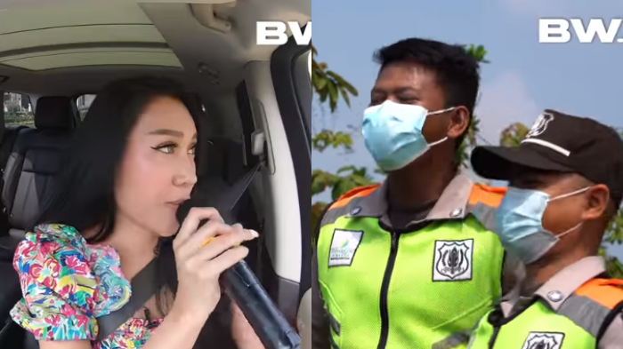 Lucinta Luna buat kaget satpam dengan suaranya