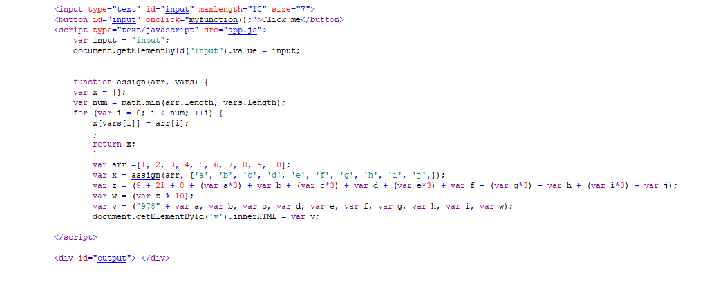 javascript - ISBN converter working but trouble with input to output ...