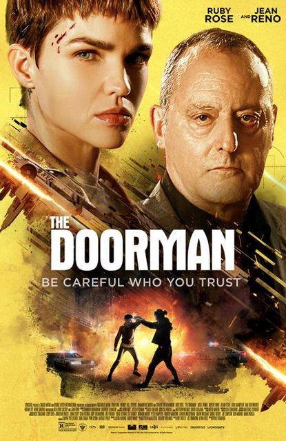 Zabójcza portierka / The Doorman (2020) PL.720p.BDRip.XviD.AC3-ELiTE/ Lektor PL