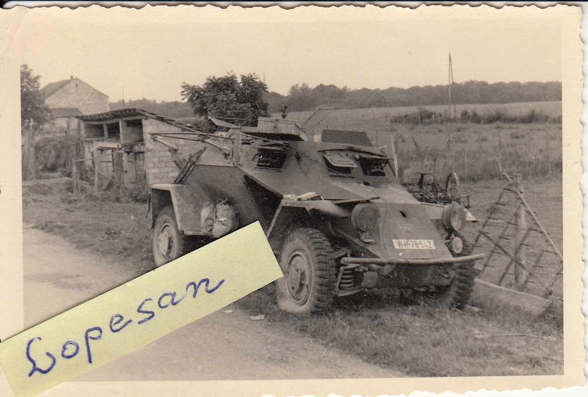 Foto Panzer Elite XX abg. Spähwagen SdKfz 260 WH