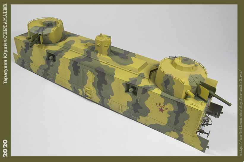 Советский артиллерийский бронированный вагон ПЛ-37, Trumpetеr, 1/35 - Страница 3 IMGP9828-1