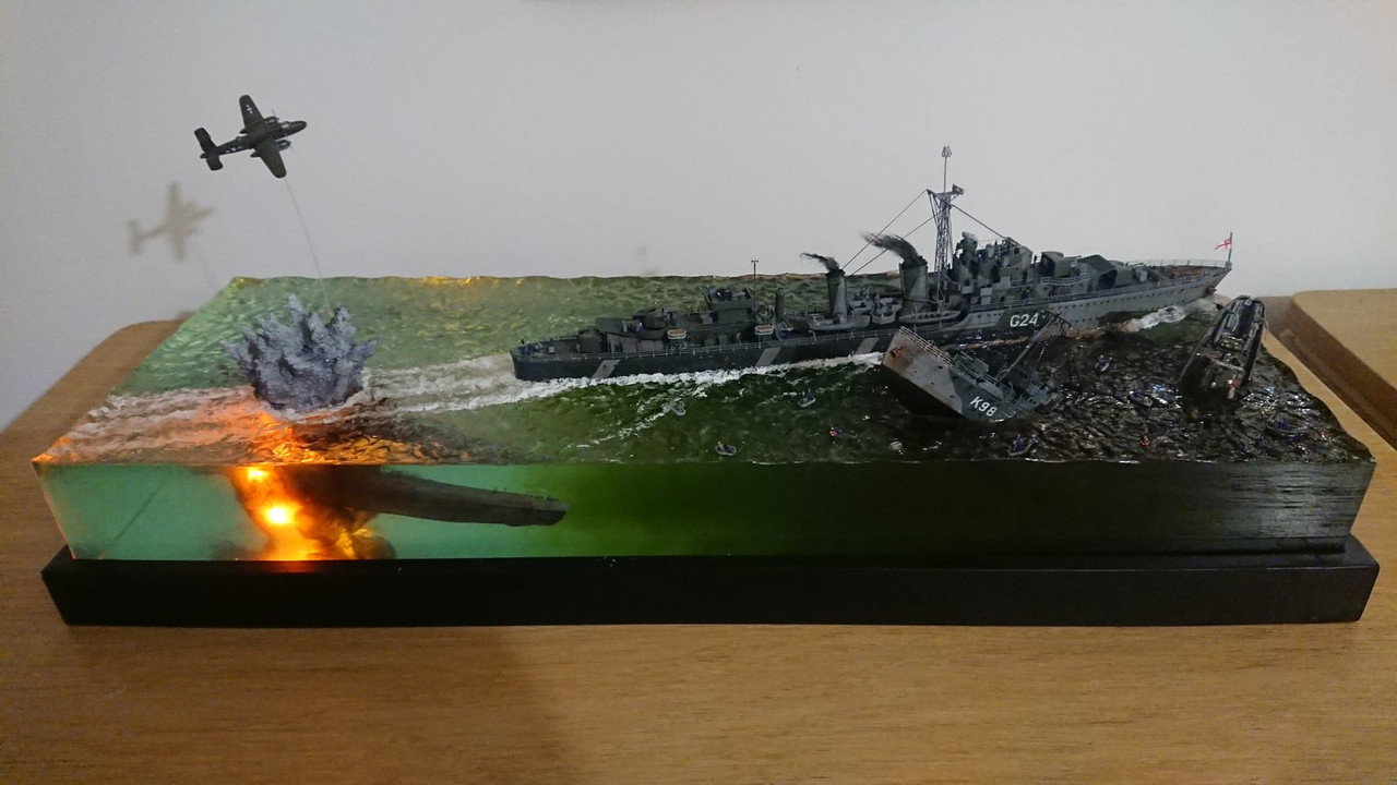 Dio : Destrouer NCSM Huron au cœur de la bataille de l'Atlantique [Trumpeter 1/350°] de klako DSC-0768