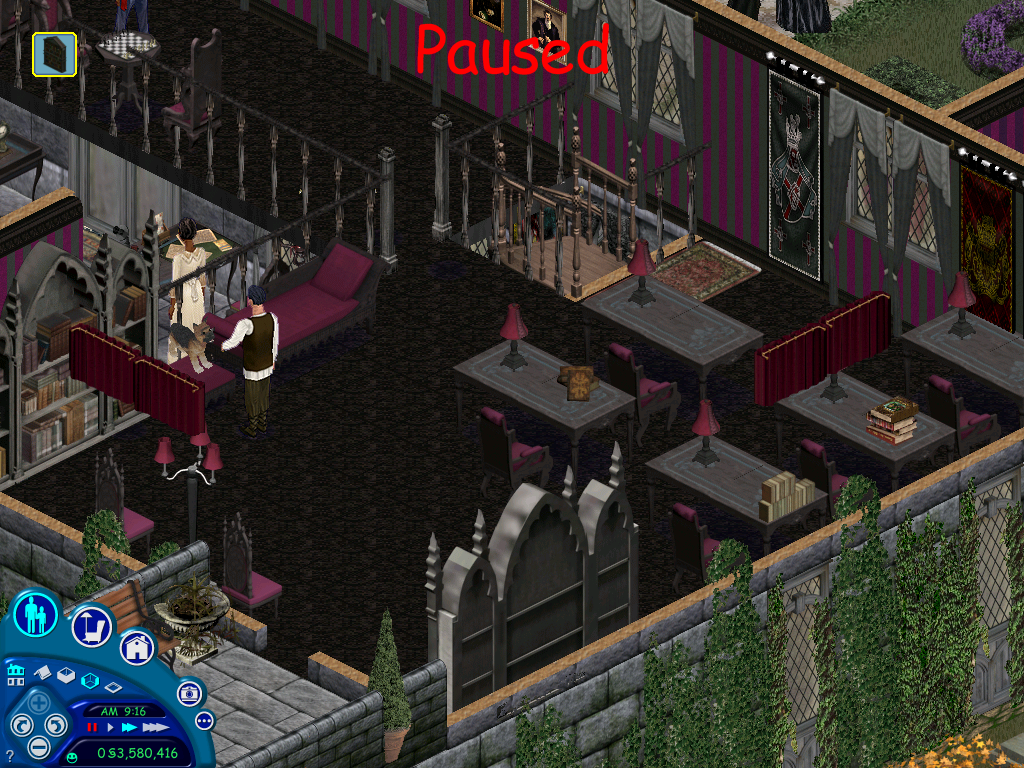 13-student study room