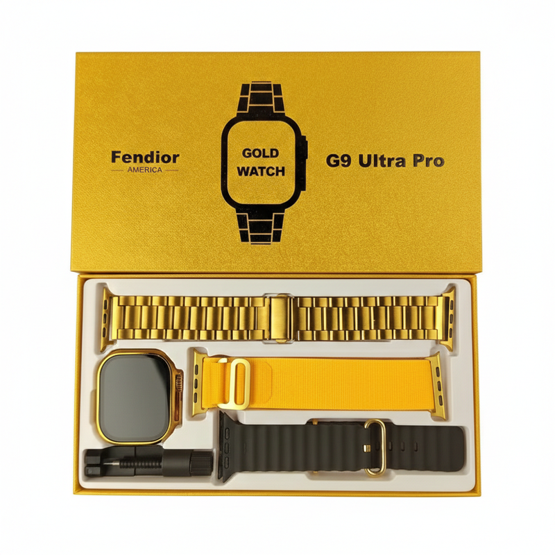 Fendior G9 Ultra Pro Smart Watch with 3 Straps