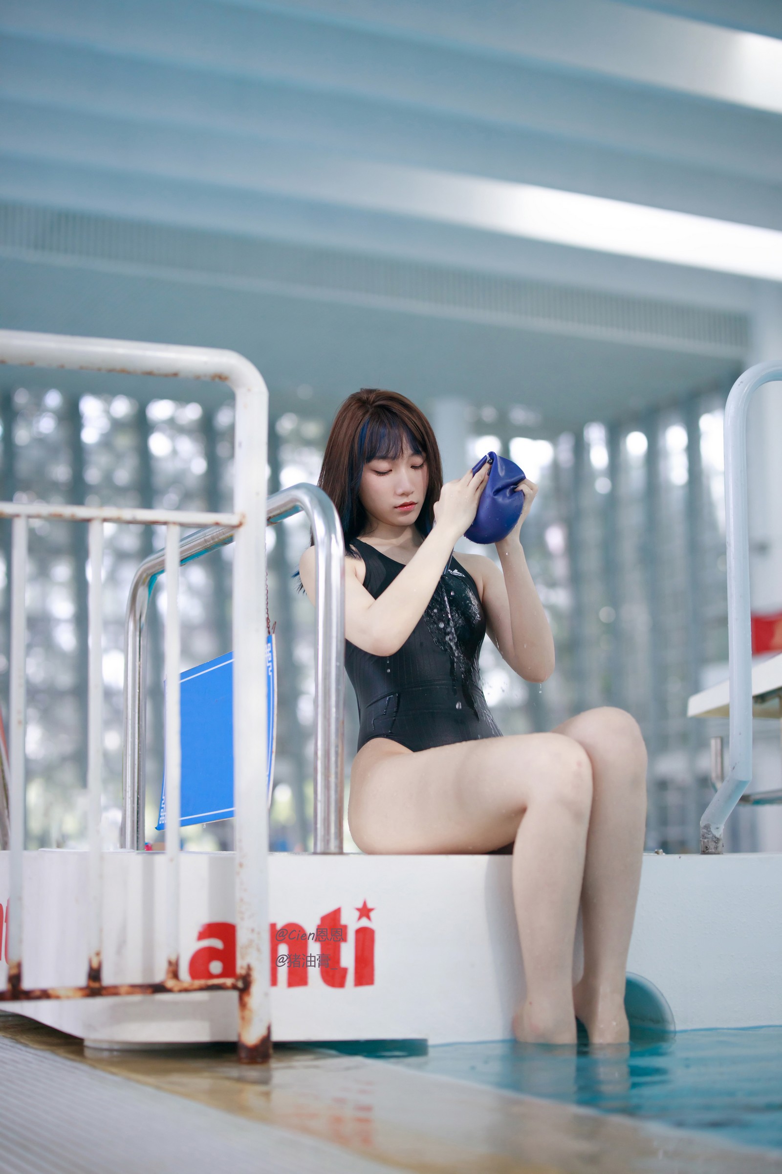 Cien恩恩 竞泳 Cosplay 写真｜高人气泳装高清图集（62P｜251MB）插图5