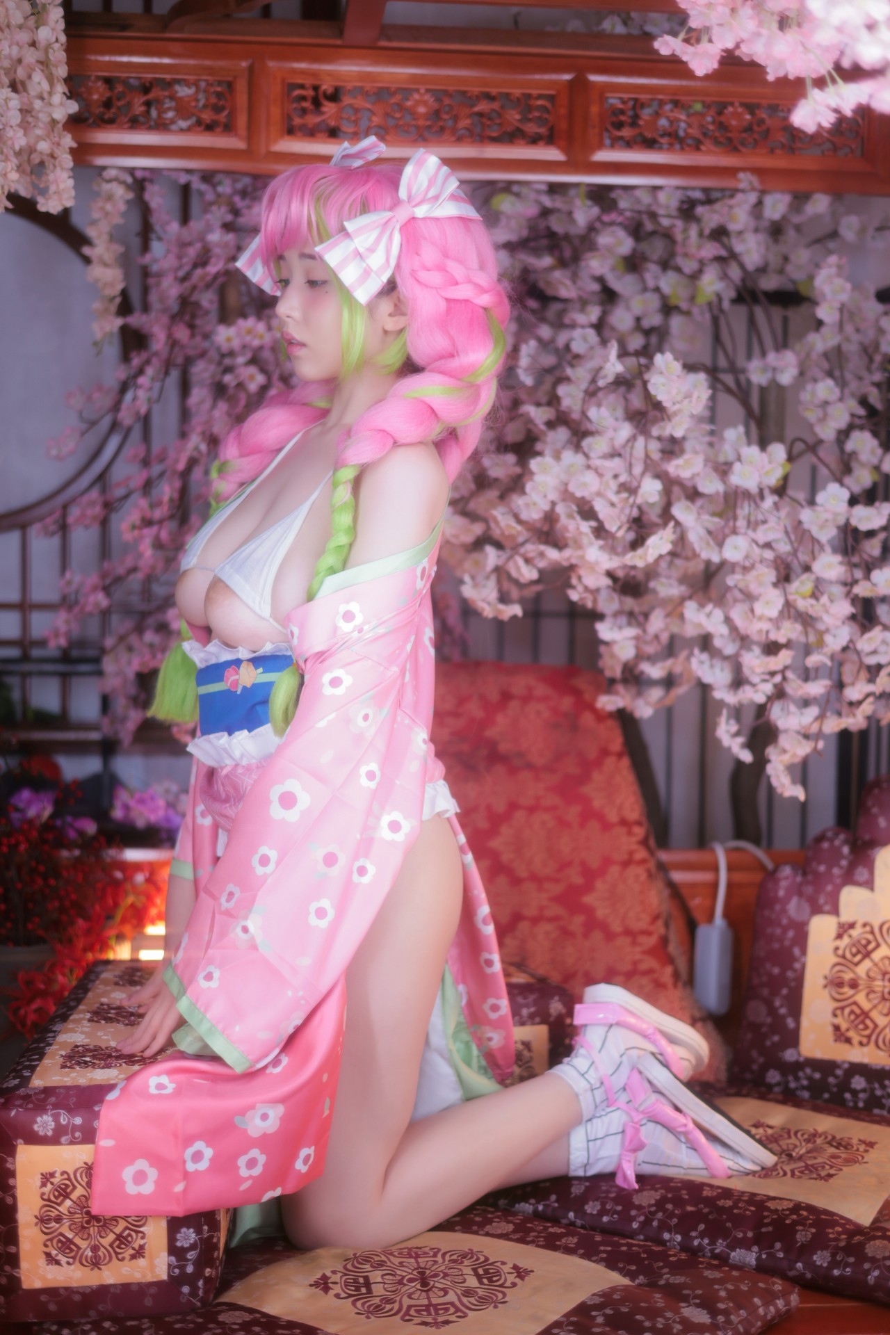 Yeon Woo (연우)，桃色心动！唯美日系场景里的梦幻COS美人插图9