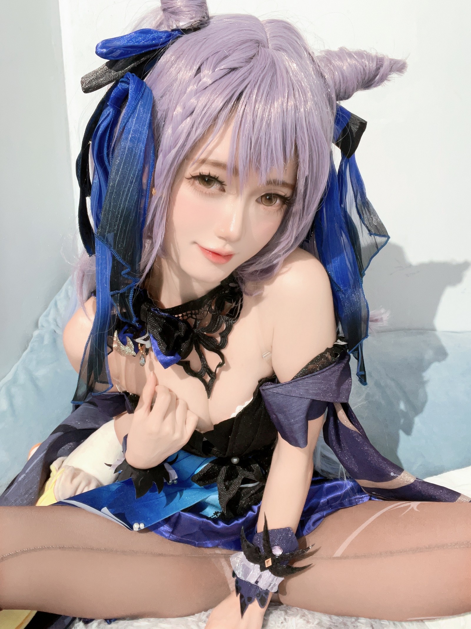趴趴捣蛋陌 刻晴 Cosplay 写真合集｜原神人气角色 写真＋视频（92P＋1V｜677MB）插图2