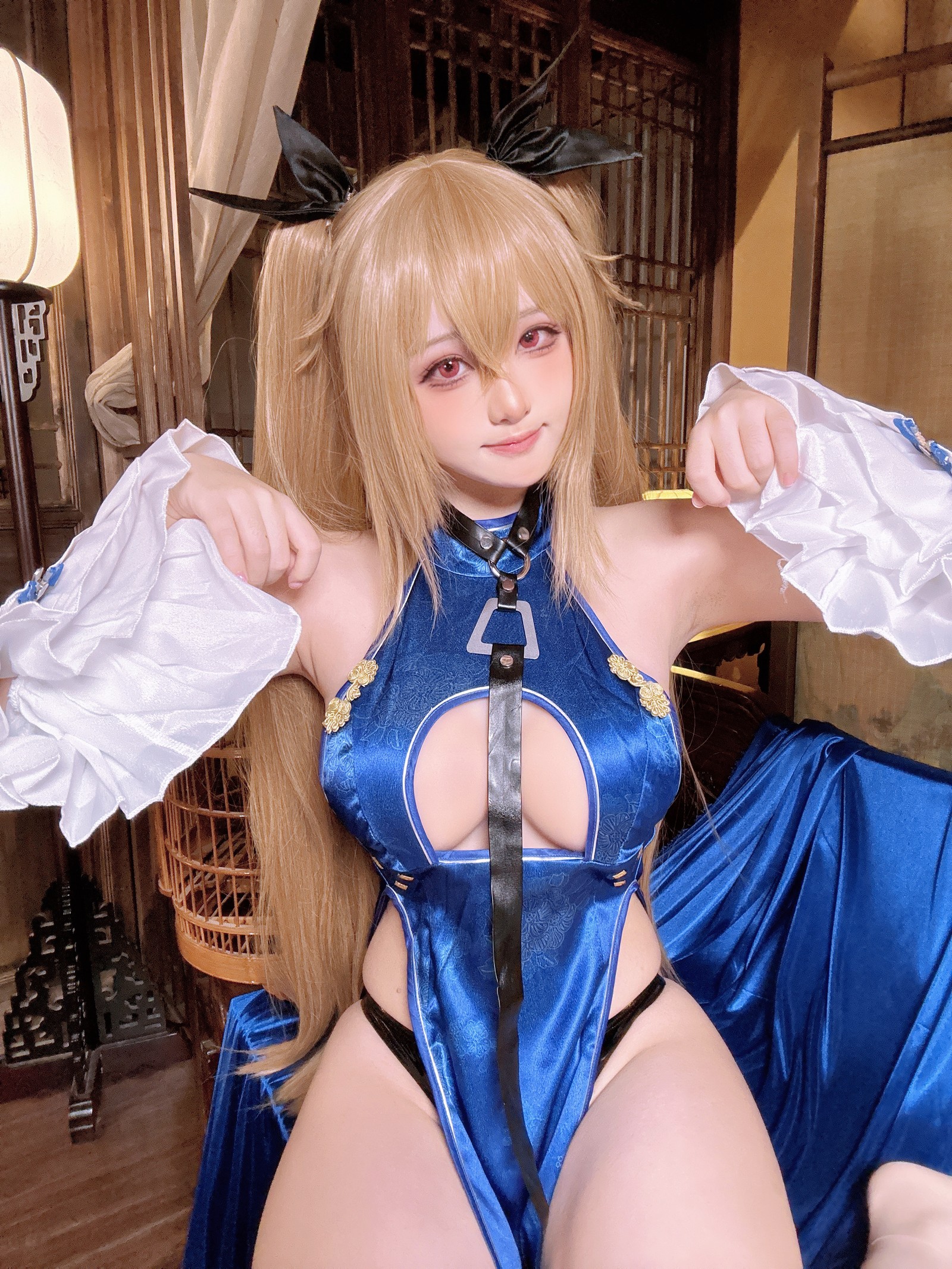 屿鱼 Yuyu 安克雷奇 旗袍 Cosplay 写真图集（41P｜159MB）插图8