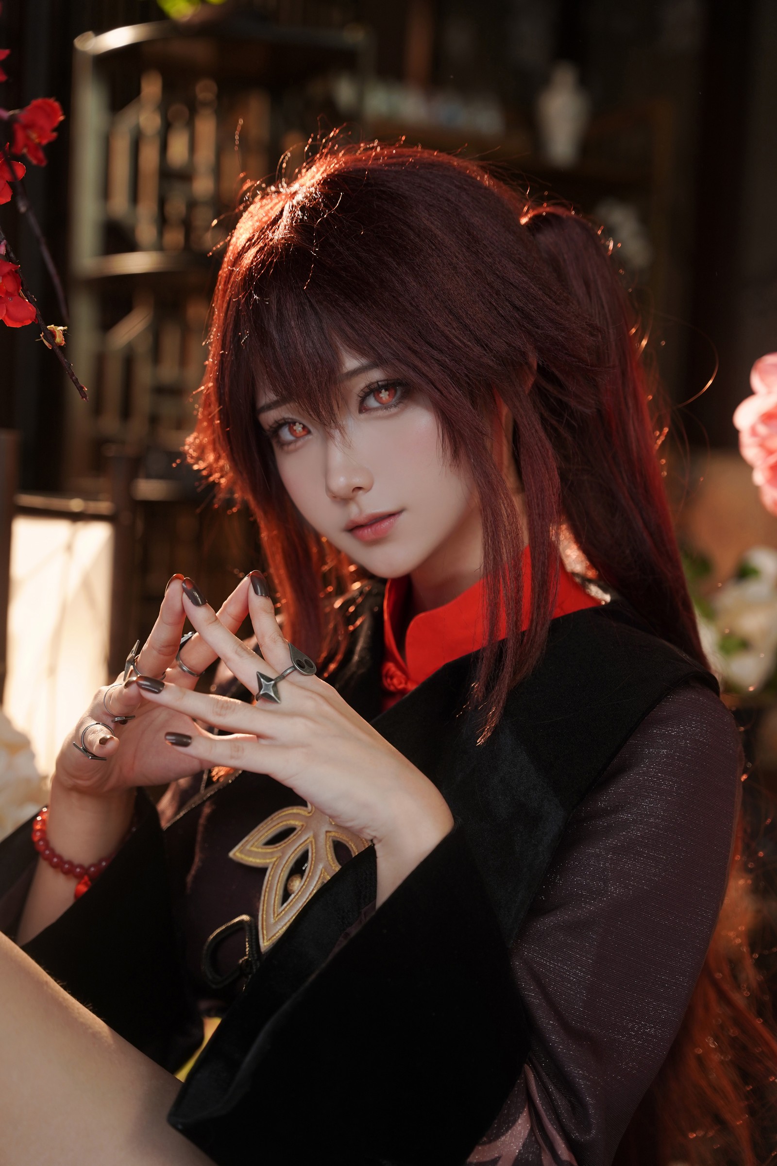 Seya-狮砸 – 原神 胡桃 Cosplay 高清写真集（9P-118MB）插图5