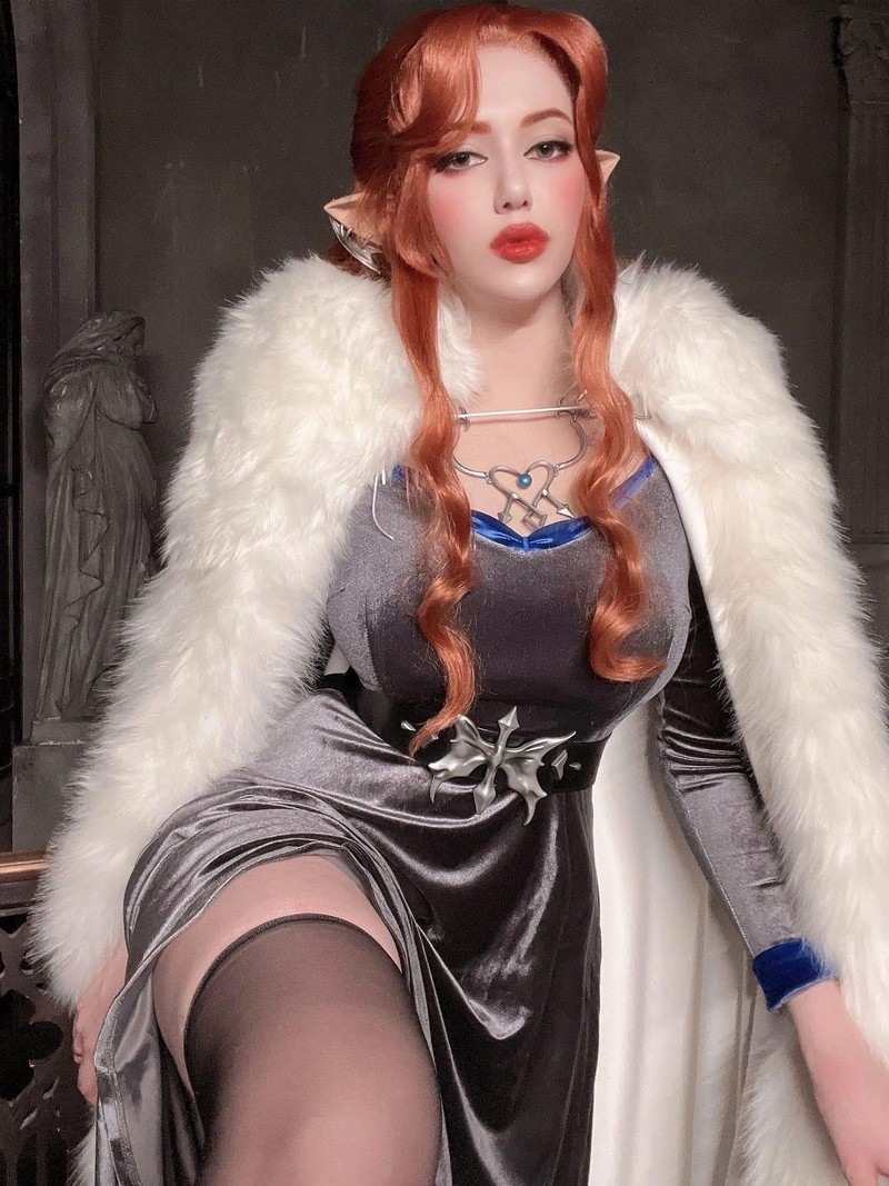 Alina Becker Lenore Cosplay 恶魔城 Castlevania 角色写真【40P-18M】插图5