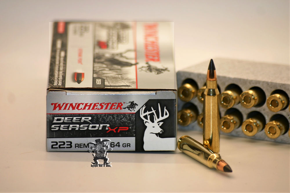 223 DEER Winchester 223 64 Grain DEER SEASON XP Extreme Point 20 Rounds Rifle Ammunition at