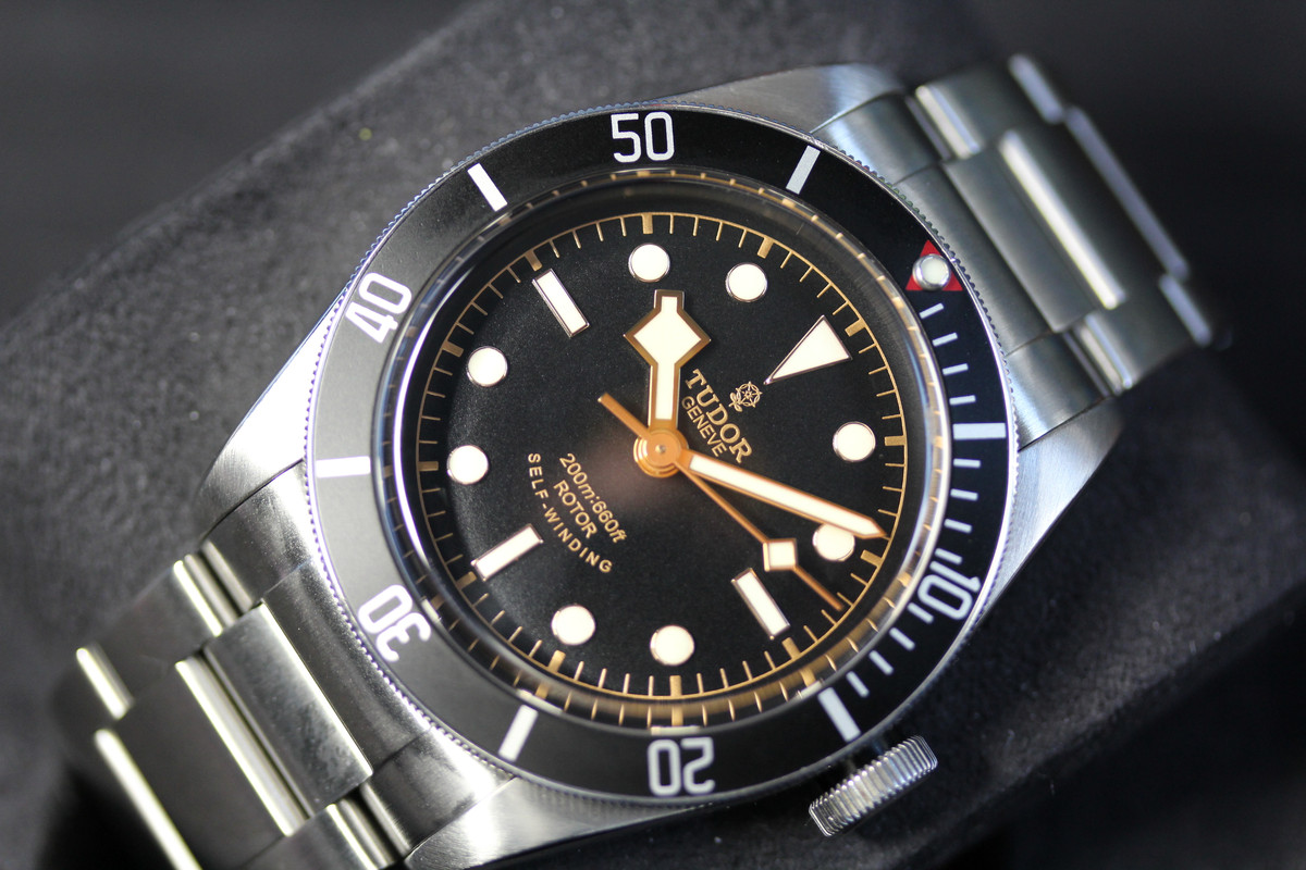 Tudor Black Bay - Noir - 79220N - ETA Movement - Rose/Smiley Dial - Complete