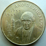  ¡Viaje a los 50! 5 pesos. Mexico 1953 P1190666