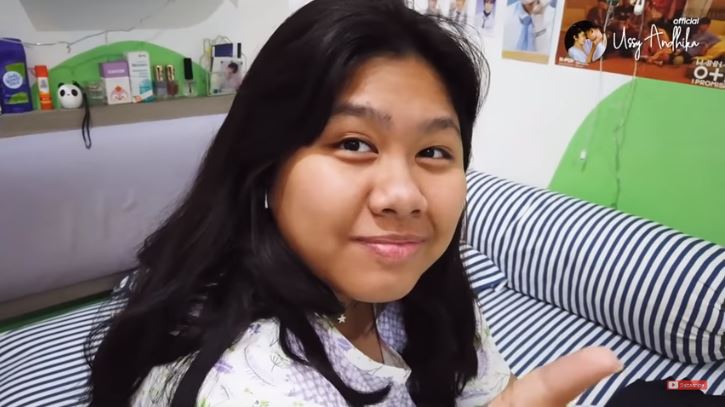 Reaksi Amel mengetahui Ussy hamil lagi.