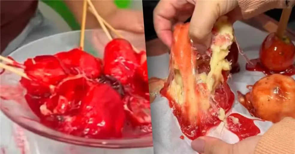 Morango do amor perfeito e brilhante