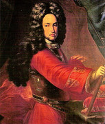 1 Liard a nombre de Carlos VI - III de España - Amberes, 1712 Carles-III-de-Catalunya