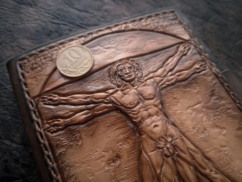 кошелек витрувианский человек3