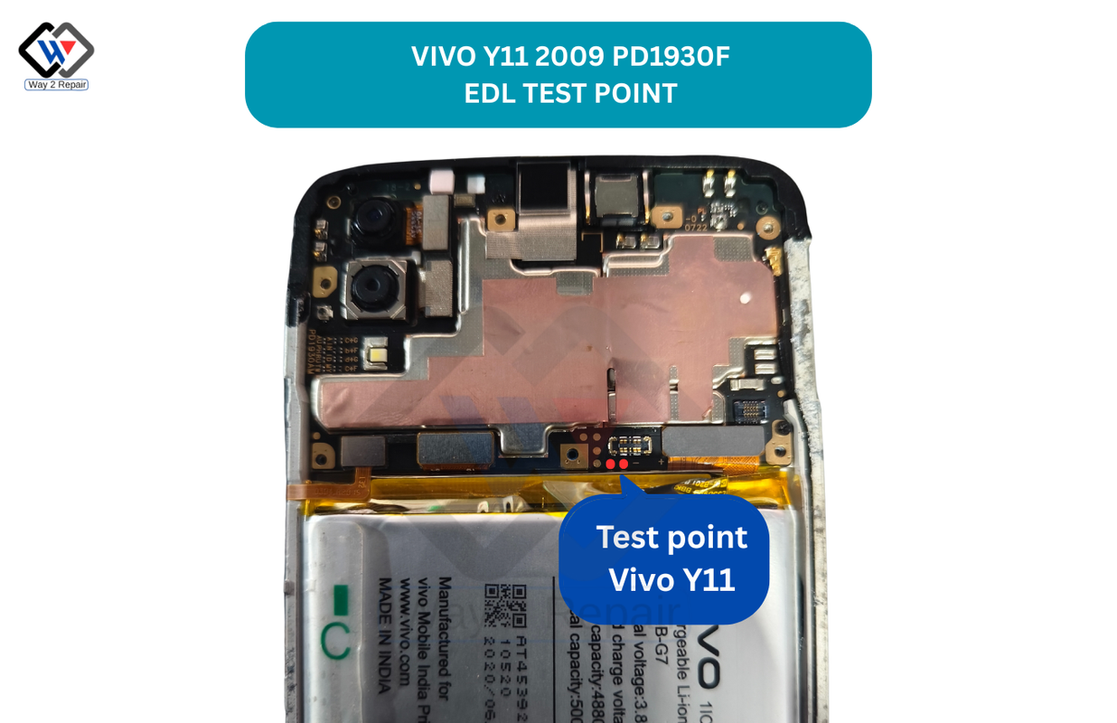 Vivo Y11  PD1930F Test Point