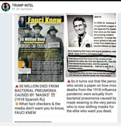 1918 wearing mask bacterial pneumonia spanish flu