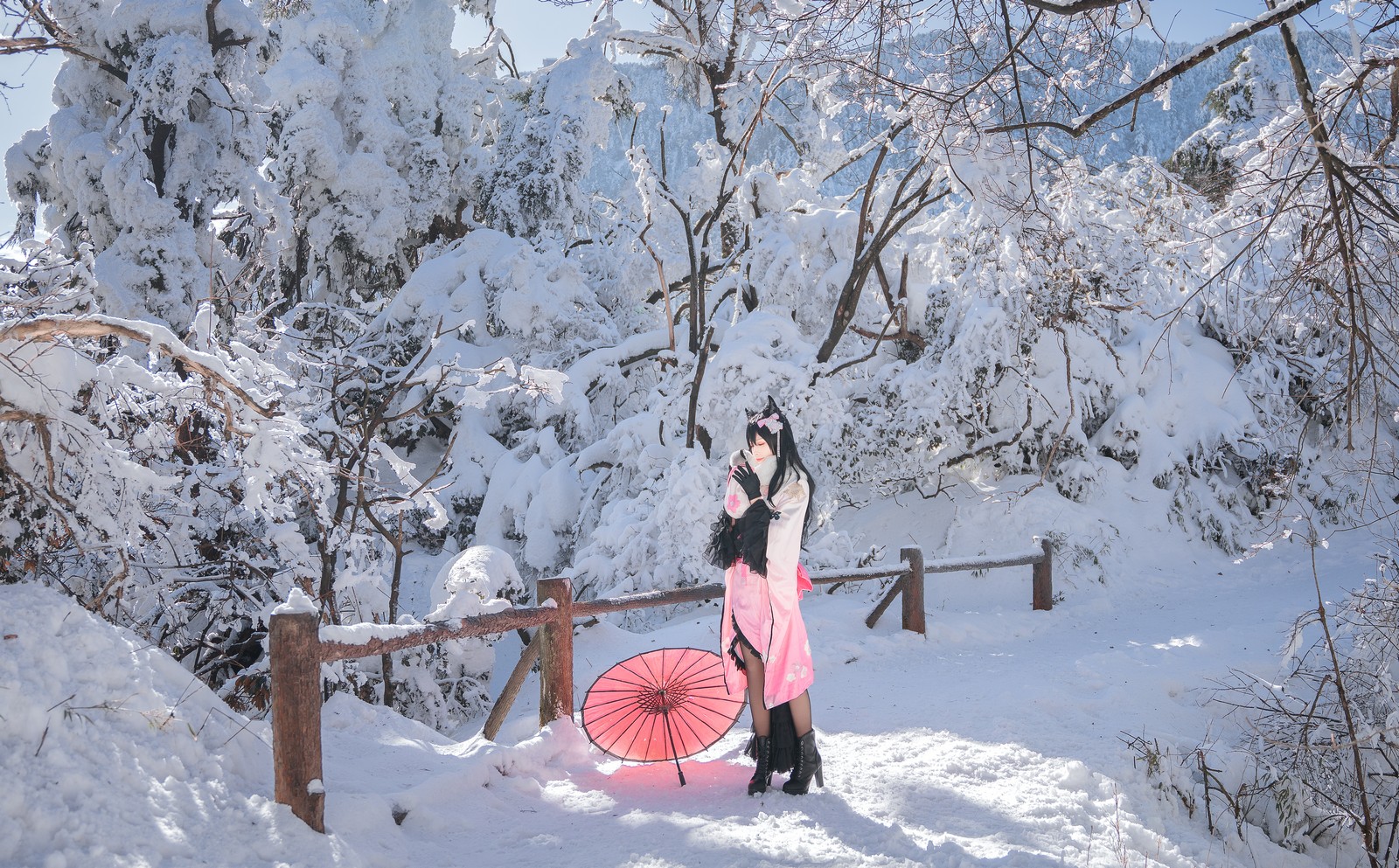 Neko-薇薇 爱宕和服 Cosplay 写真合集｜超清大图（45P｜453MB）插图8