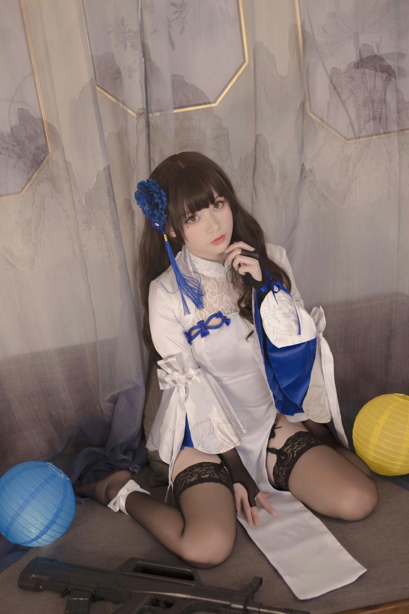 星野Saori 95式玉玲珑 Cosplay 少女前线高清写真【10P-130MB】插图7