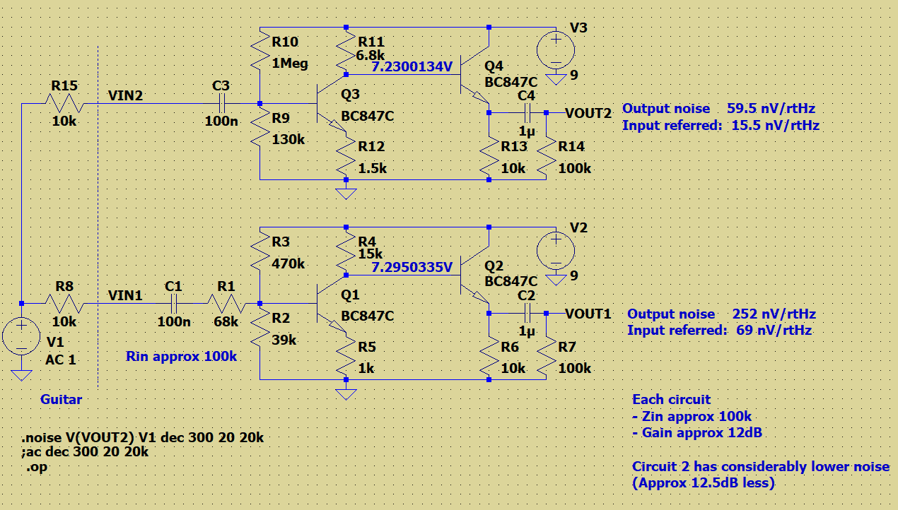 BJT Preamp Noise Reduction — Postimages