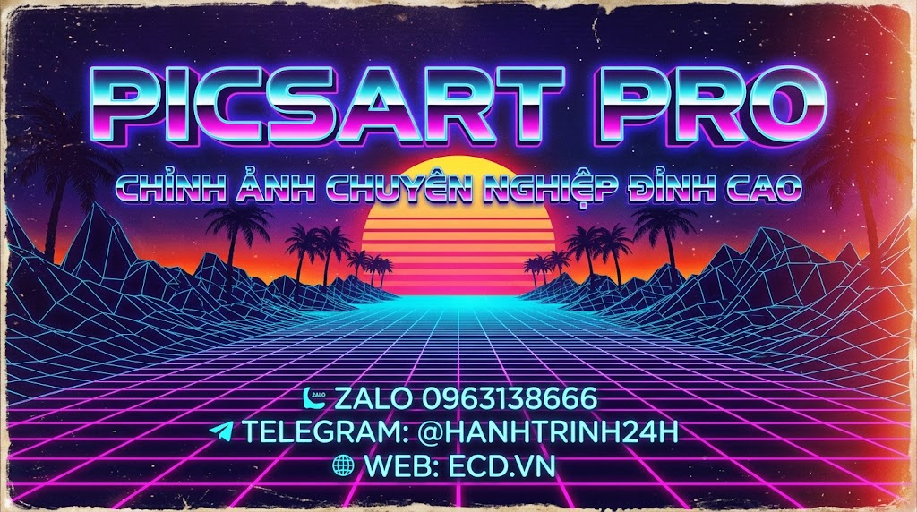 gói vĩnh viễn picsart pro