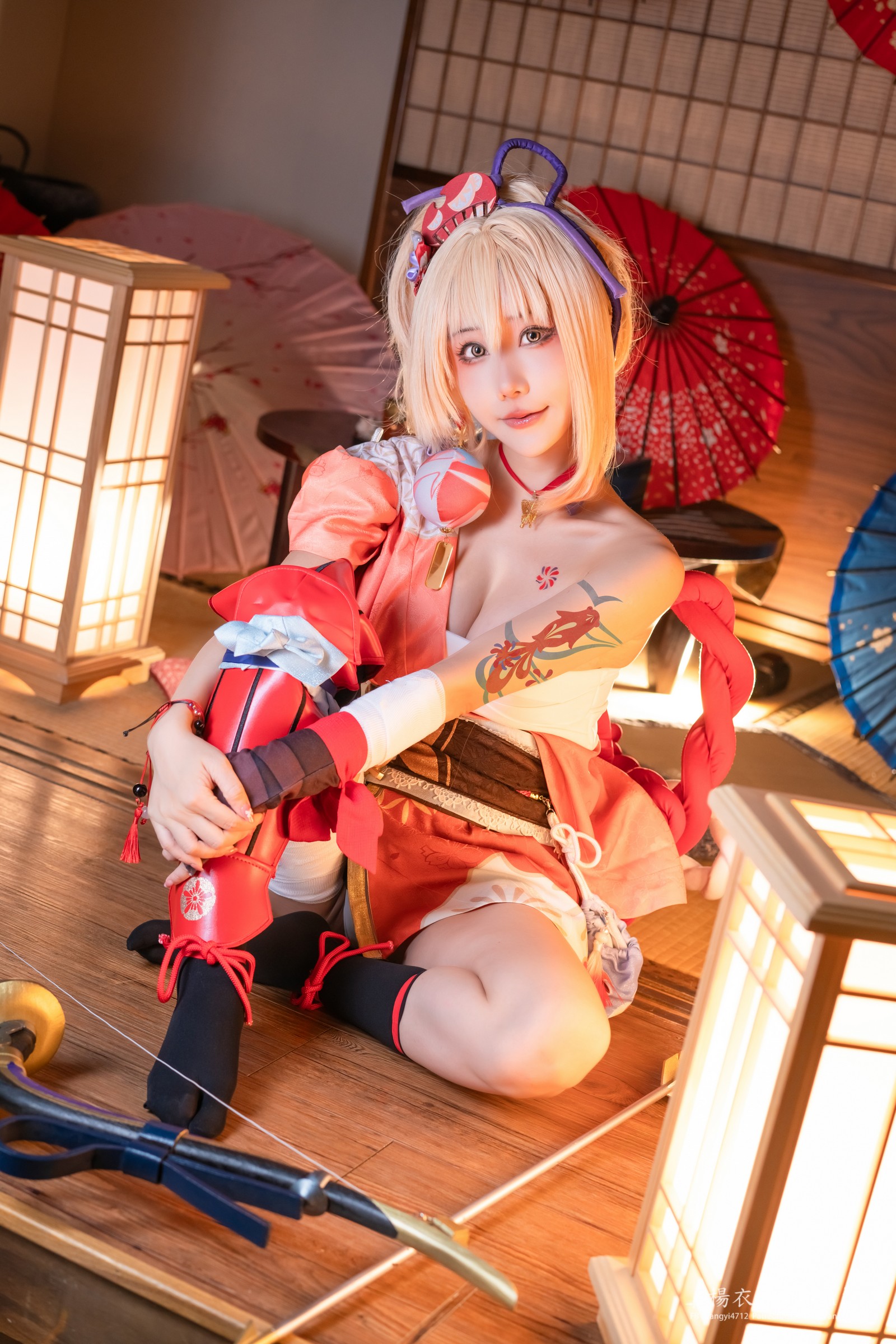 楊衣 Yangyi – Yoimiya 宵宫 Cosplay 写真视频（38P+1V-202MB）原神角色插图2