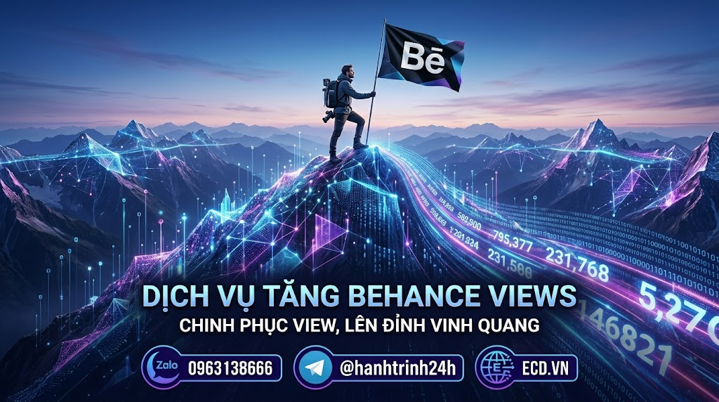 tăng behance views giá rẻ behance adobe